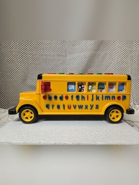 School Bus Alphabet Learning Bus Toy - Educational Kids Toy